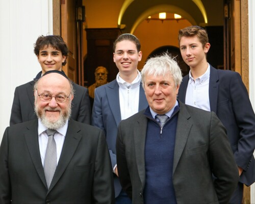 Chief Rabbi visits The Manchester Grammar School