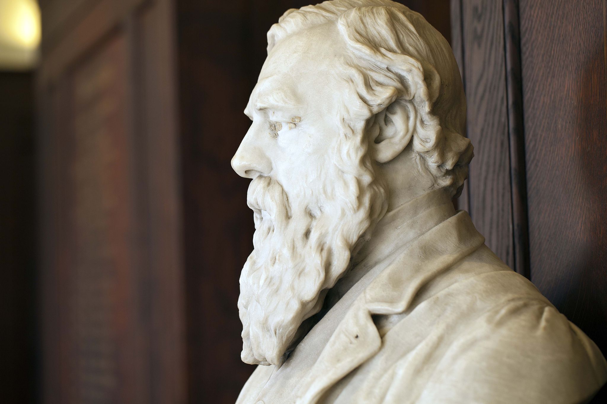 Bust of frederick walker by bruce joy presented to the school in 1907 and currently on display in main reception