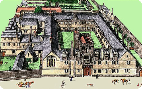 Corpus christi college oxford c1675