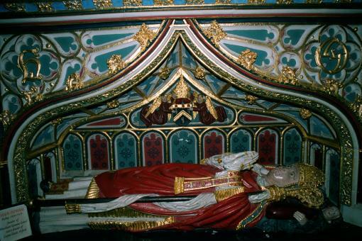 The tomb of Hugh Oldham, Exeter Cathedral