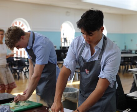 Sixth form enrichment cooking 3