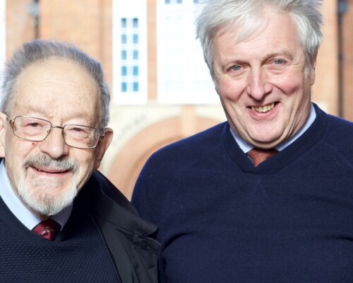 Old Mancunian and Holocaust survivor visits MGS