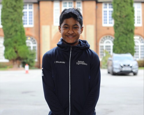 Year 9 pupil Rayyan selected for British Gymnastic...