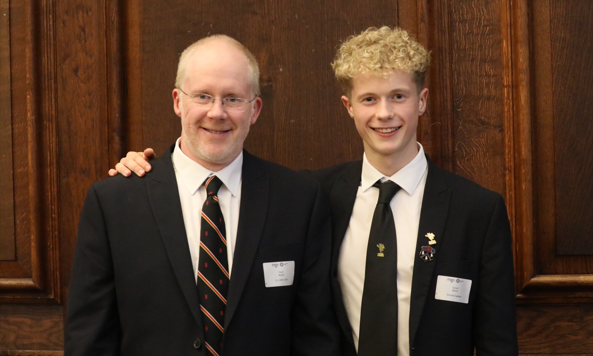 Obrd 10 school captain and his father