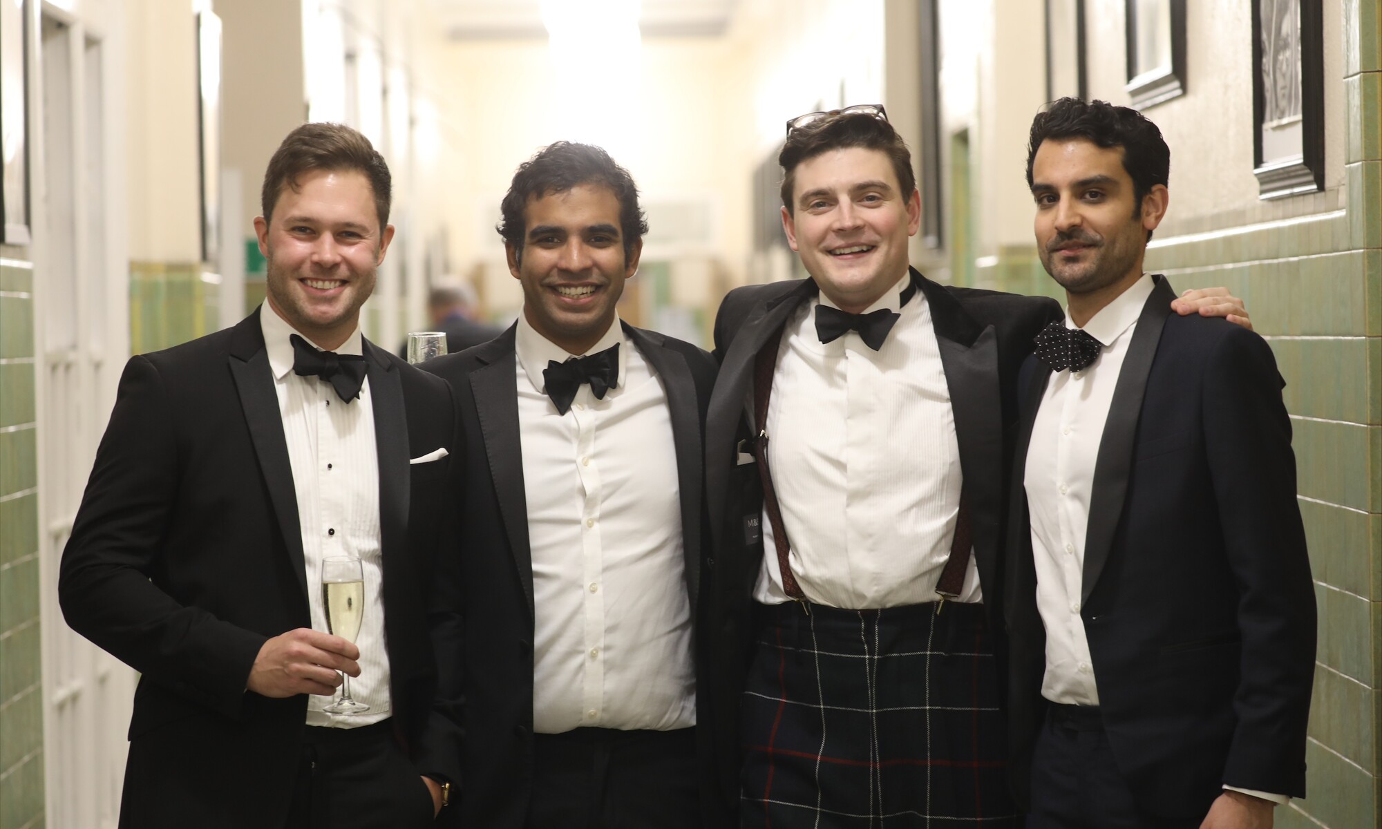 Manchester Grammar School Old Mancunians pictured at an OMs Event